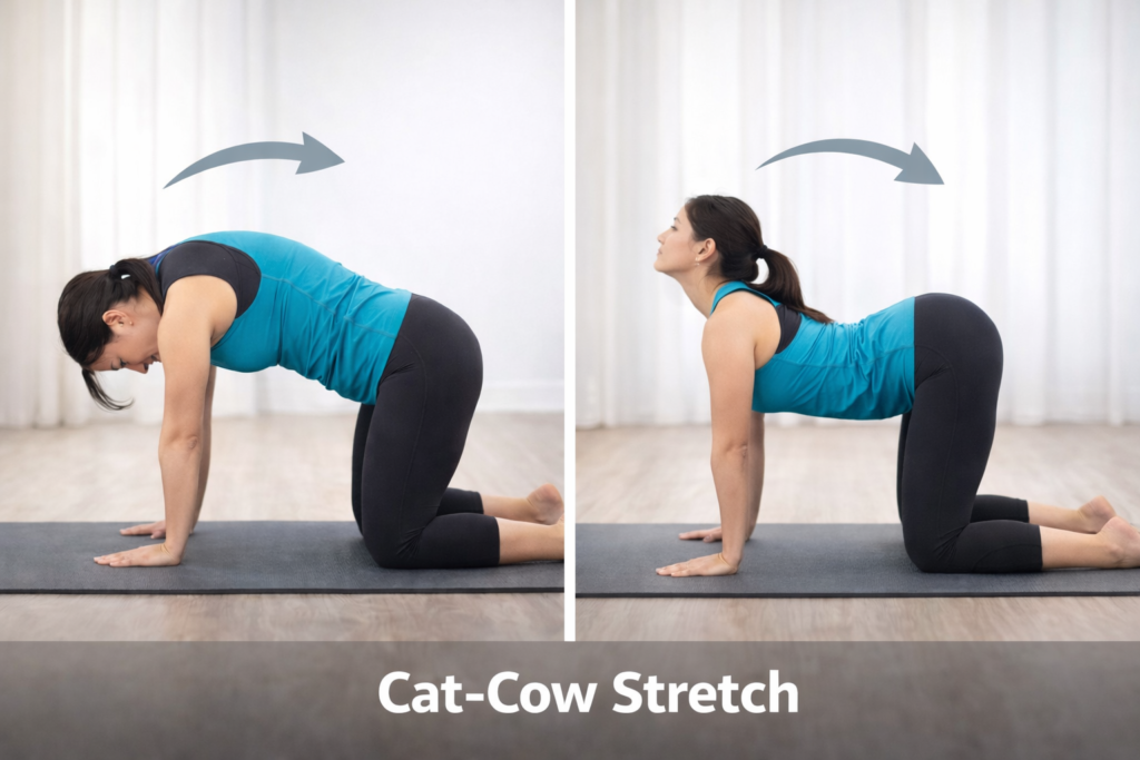Cat-Cow Stretch | Pain Free Physiotherapy & Chiropractic Clinic