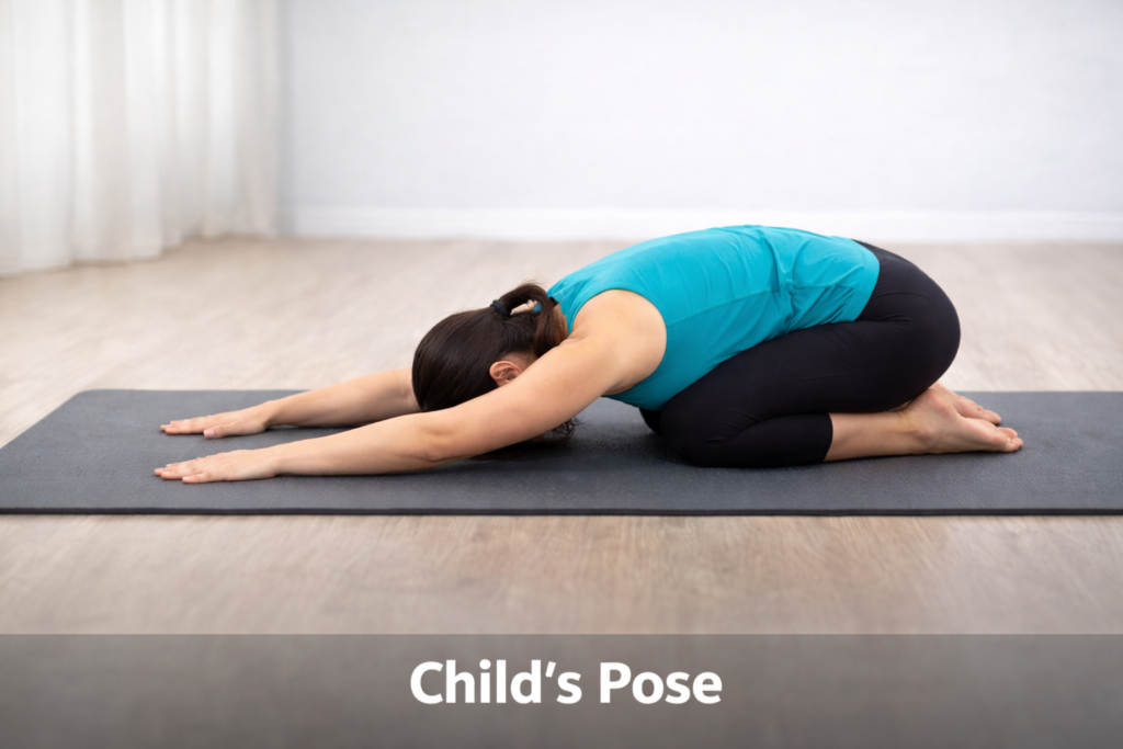 Child’s Pose | Pain Free Physiotherapy & Chiropractic Clinic