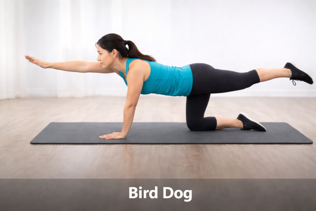Bird Dog | Pain Free Physiotherapy & Chiropractic Clinic